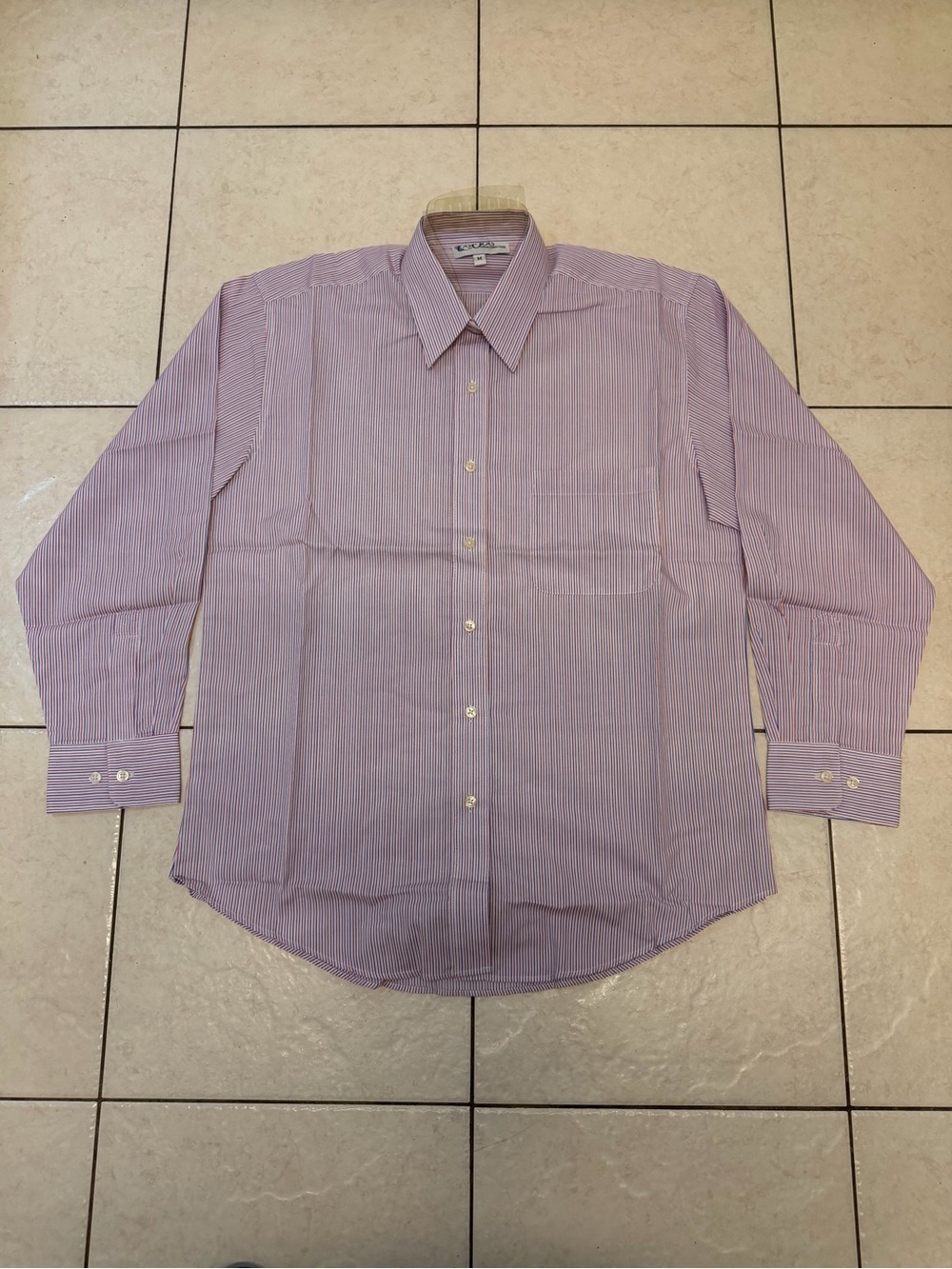 Las Olas By Oved International M Blue Summer Comfort Button Up Menswear Shirt